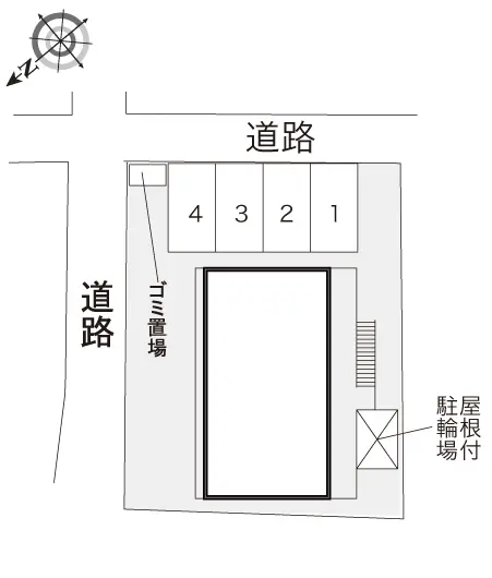 ★手数料０円★岸和田市藤井町　月極駐車場（LP）